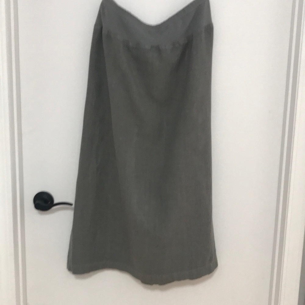 Banana Blue linen skirt